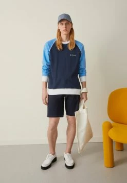 J.LINDEBERG KELVIN COLORBLOCK CREW NECK - Sweatshirt - Navy