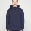 J.LINDEBERG THROW BUTTON HOODIE - Hoodie - Navy