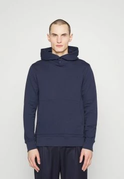 J.LINDEBERG THROW BUTTON HOODIE - Hoodie - Navy