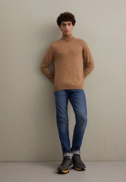 J.LINDEBERG LYD TURTLENECK - Jumper - Tiger Brown