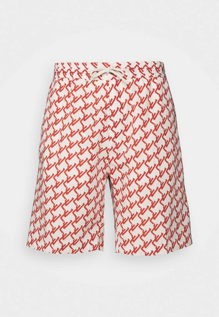 EARL GEO PRINT - Shorts - cloud white