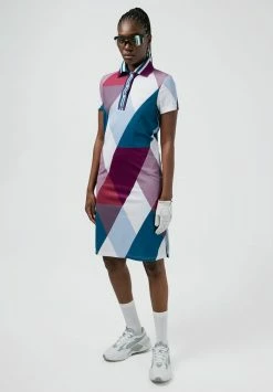J.LINDEBERG Sports Dress - White Argyle