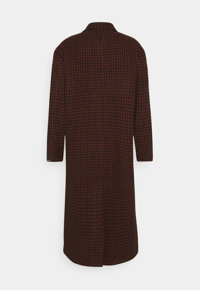 WILLY HOUNDSTOOTH COAT - Classic coat - circle orange