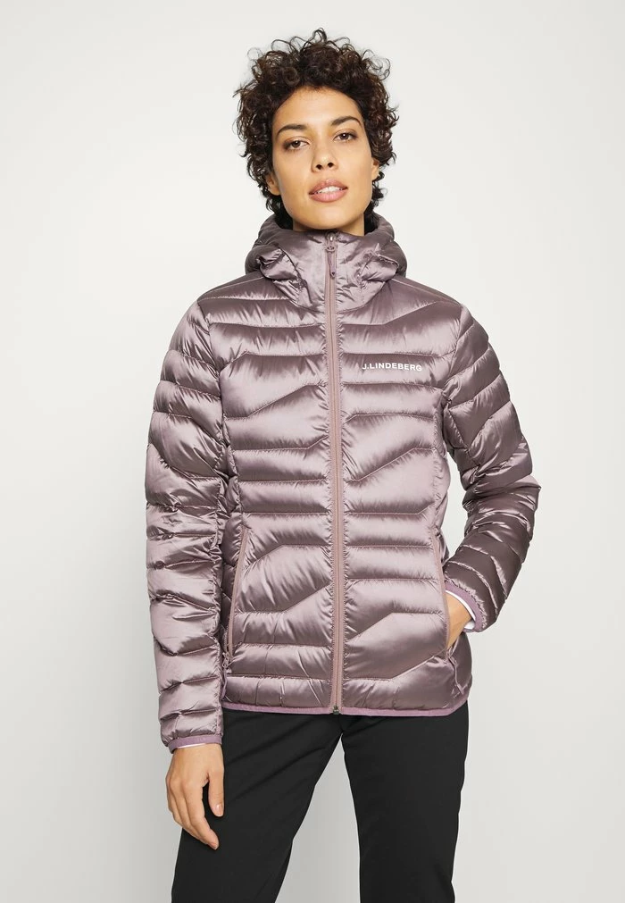 J.LINDEBERG W CLIFF LIGHT - Down Jacket - Black Lavender 1 J.LINDEBERG W CLIFF LIGHT - Down Jacket - Black Lavender