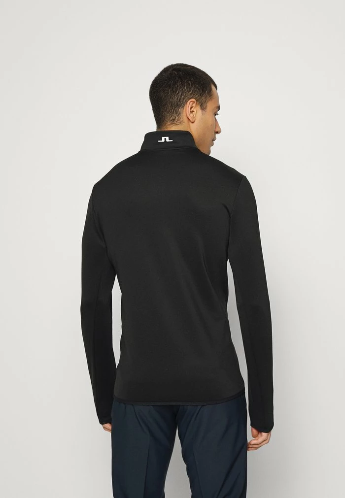 TECH BRIDGE GOLF MID LAYER - Long sleeved top - black