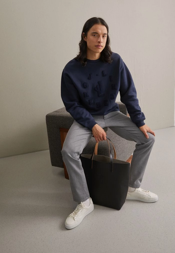 KYZER LOGO CREW NECK - Sweatshirt - navy