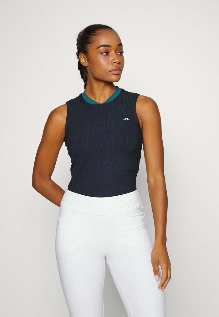 J.LINDEBERG SHANI SLEEVELESS GOLF - Top - Navy 1 J.LINDEBERG SHANI SLEEVELESS GOLF - Top - Navy