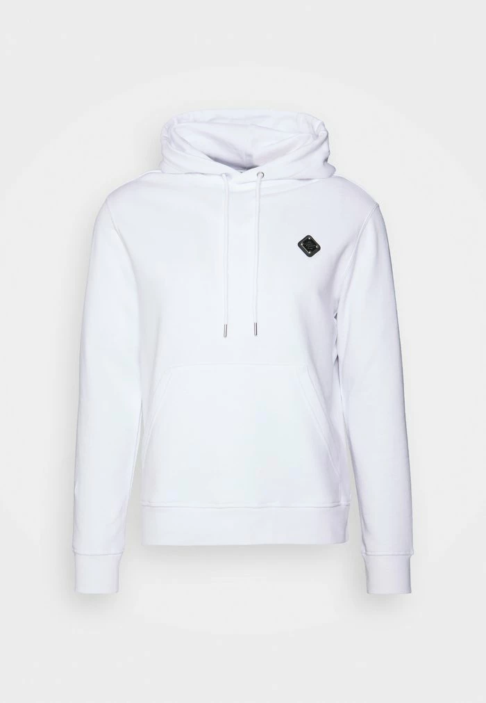 THROW PATCH HOODIE - Sweatshirt - white