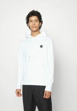 J.LINDEBERG THROW PATCH HOODIE - Sweatshirt - White