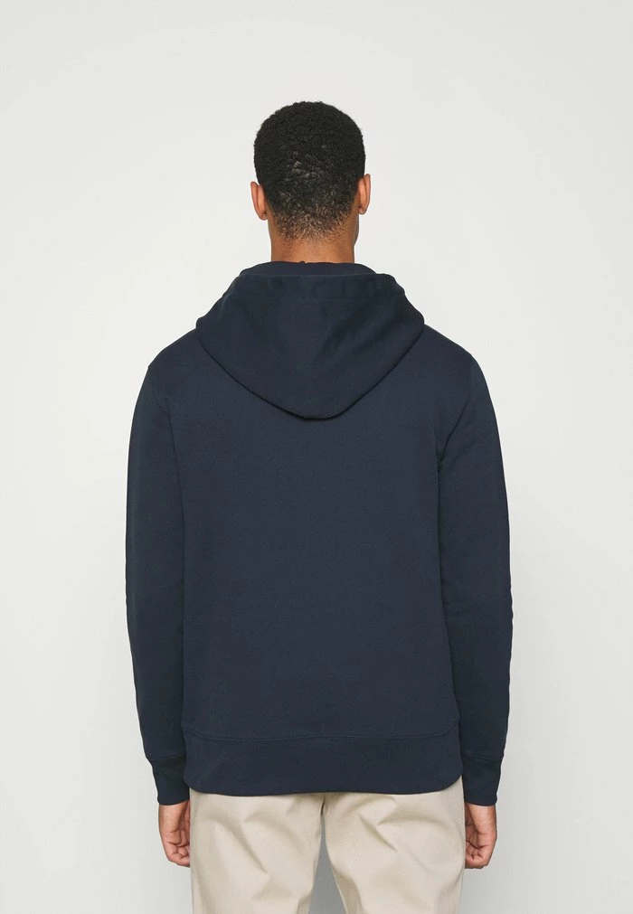 CHIP POCKET HOODIE - Sweatshirt - navy