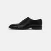J.LINDEBERG HOPPER CAP TOE PORT - Lace-ups - Black