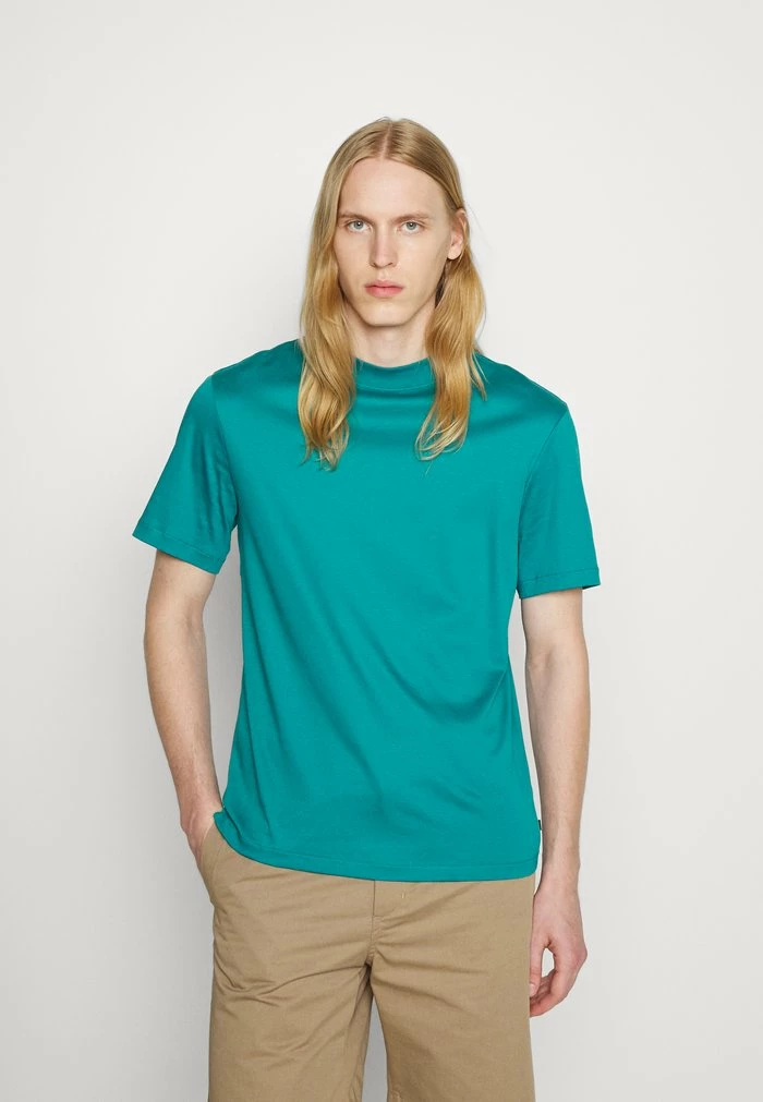 ACE MOCK NECK - Basic T-shirt - deep lake