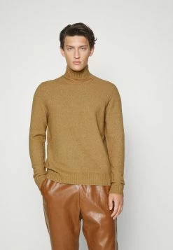 J.LINDEBERG ORIAN TURTLENECK - Jumper - Tiger Brown