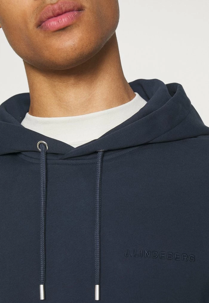 CHIP POCKET HOODIE - Sweatshirt - navy