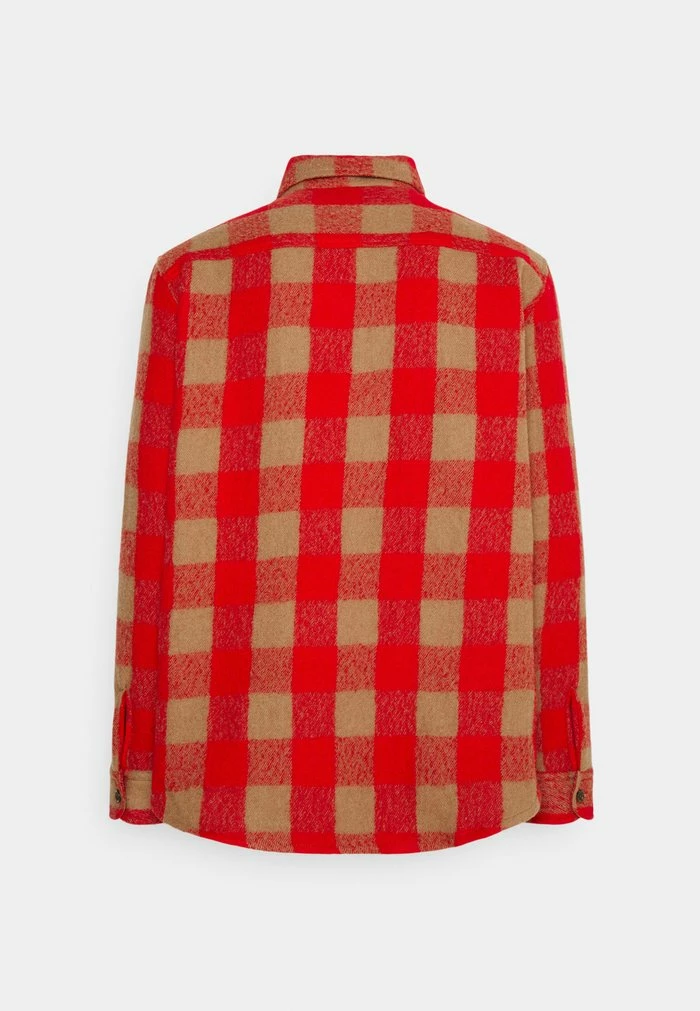 GINGHAM LOOSE FIT OVERSHIRT - Summer jacket - red bell