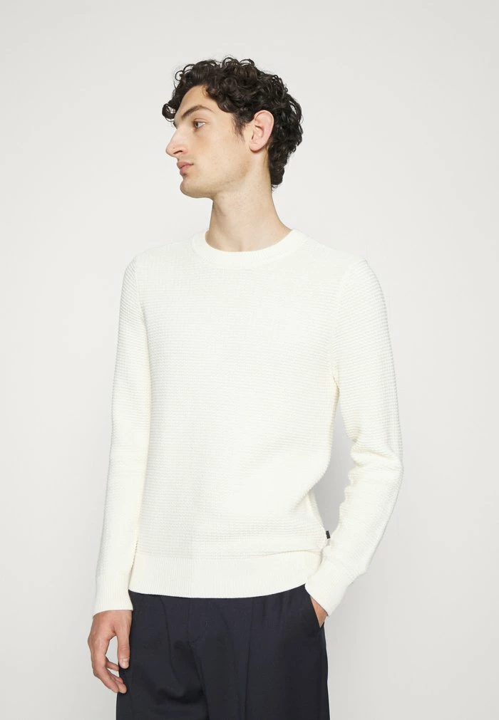 ARCHER STRUCTURE - Jumper - whisper white