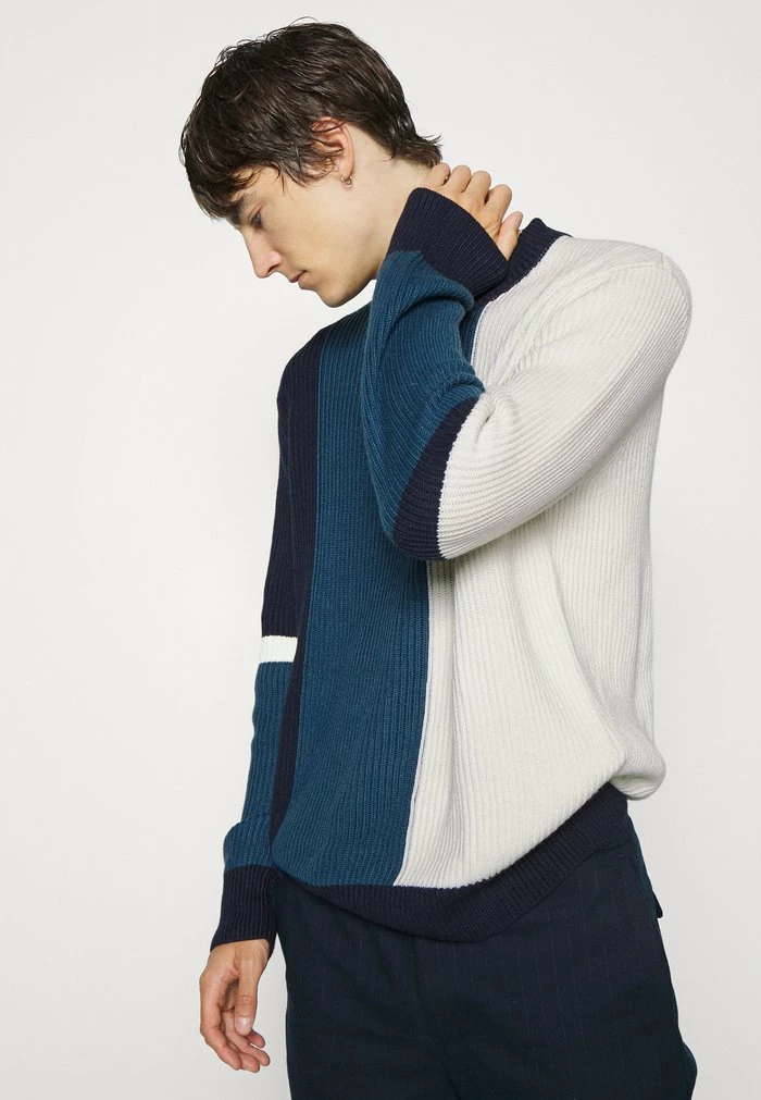 J.LINDEBERG IVAN BOLD BLOCK - Jumper - Navy 4 J.LINDEBERG IVAN BOLD BLOCK - Jumper - Navy - Image 4