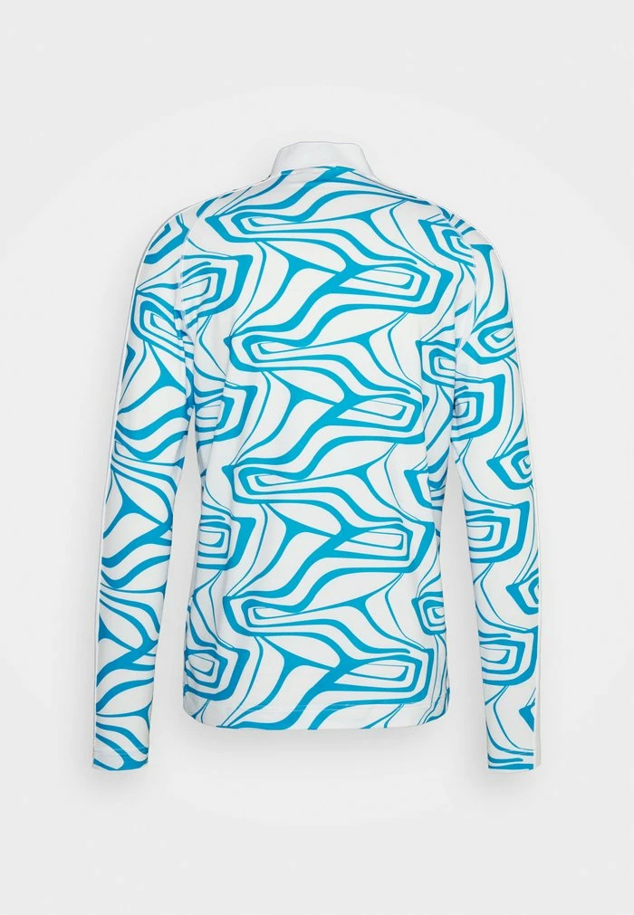 AUGUST PRINT GOLF MID LAYER - Long sleeved top - dresden blue neo