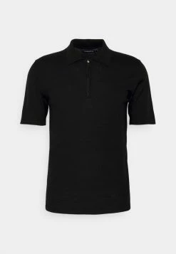 J.LINDEBERG NINO MIX ZIP - Polo Shirt - Black