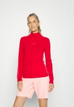 J.LINDEBERG ADIA - Long Sleeved Top - Barbados Cherry